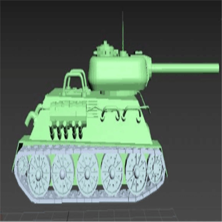 华安充气军用坦克模型